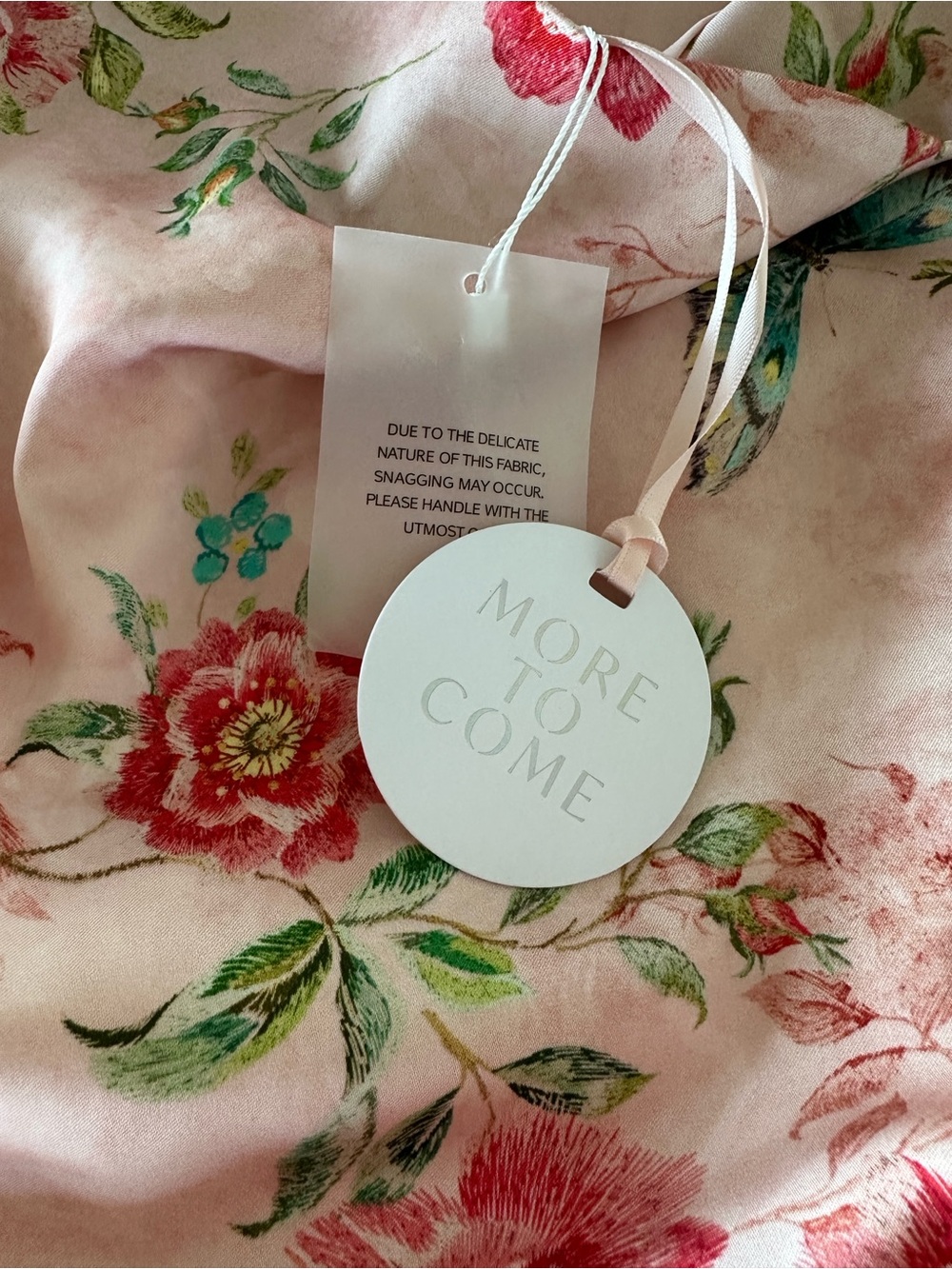 Strapless Pink Floral Maxi Dress - Picture 4 of 5